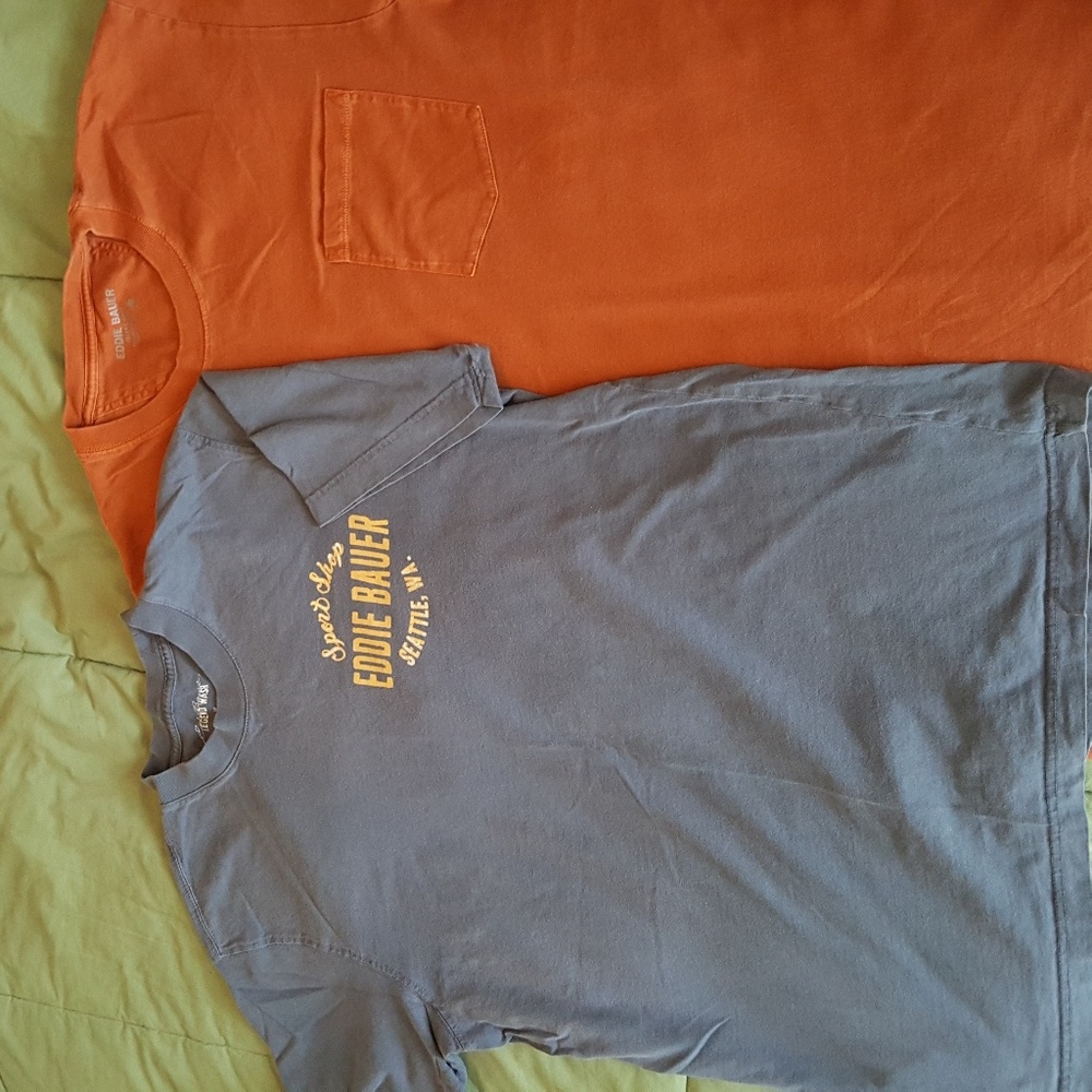 2 Eddie Bauer short sleeve shirts